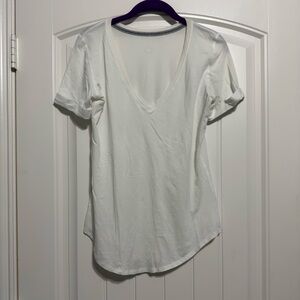 Lululemon Love Tee II (V-Neck) in White